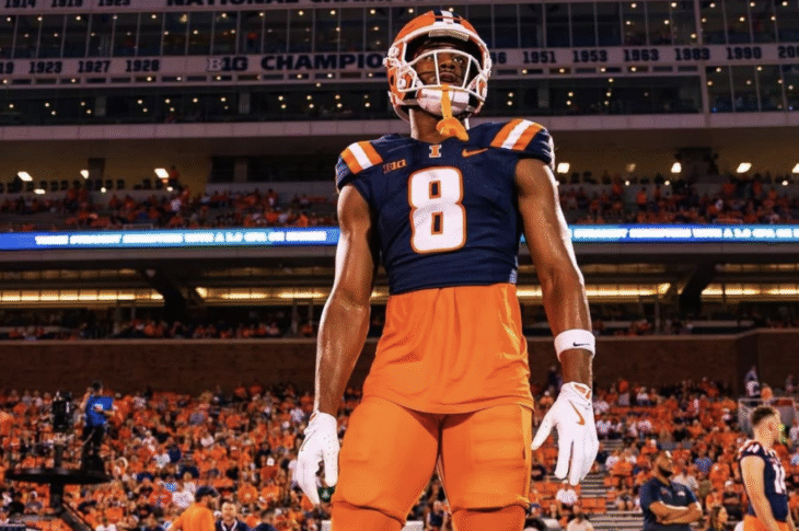 Get to know Malik Elzy, a talented WR from Illinois. Explore his journey and how he has improved as an athlete.